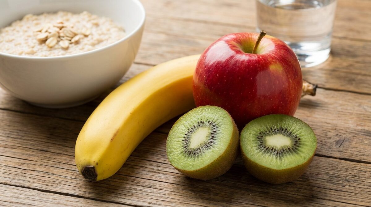 entdecken Sie die 3 besten Früchte für ein sättigendes Frühstück, reich an Ballaststoffen und Mikronährstoffen für mehr Energie bis mittags