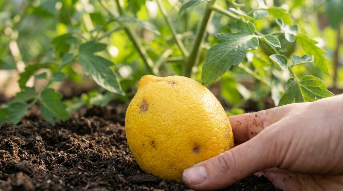 entdecken Sie, wie verschimmelte Zitronen Ihren Garten transformieren und den Boden auf natürliche Weise bereichern – ein einfacher Trick für gesunde Pflanzen im Frühling