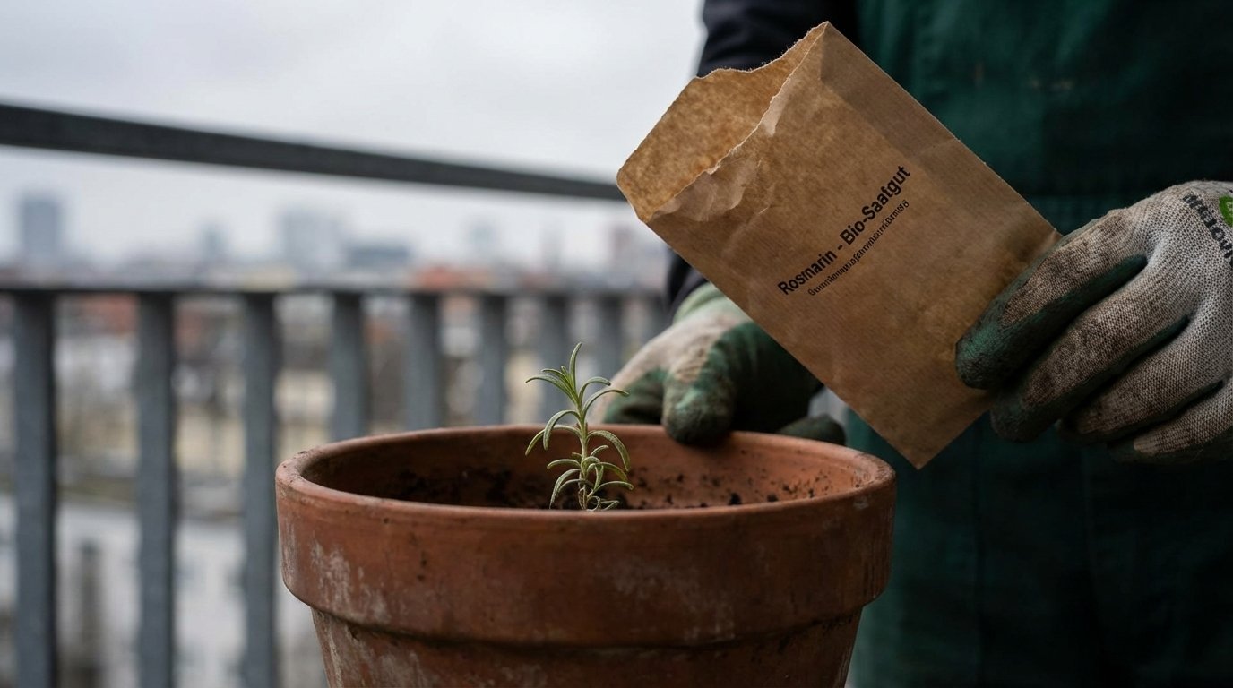 entdecken Sie, warum Rosmarinaussaat scheitert und welche biologische Methode Hobbygärtner in Deutschland zum Erfolg führt