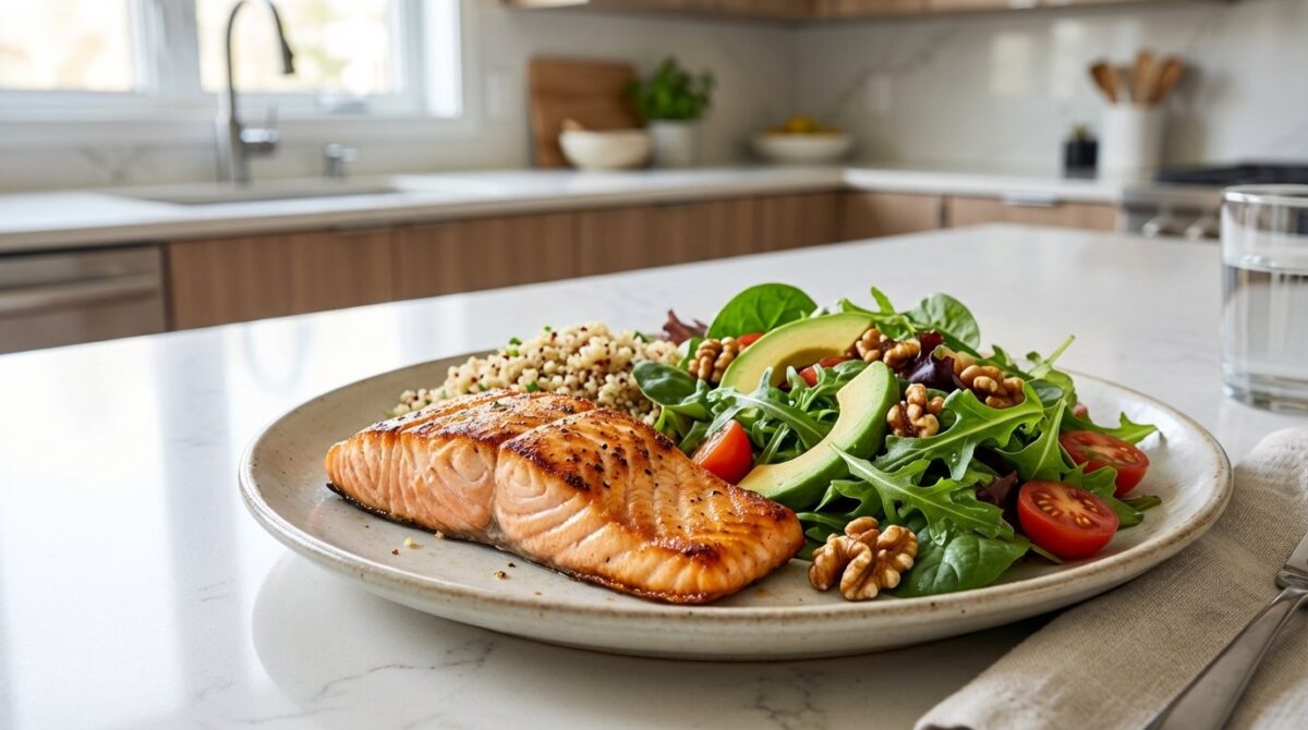 erfahren Sie, wie Sie nach 50 Jahren durch intelligente Ernährung ohne Hungern schlank bleiben und Gewichtszunahme vermeiden