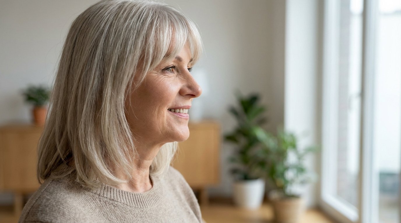 entdecken Sie, wie ein leichter Pony das Gesicht nach 60 Jahren verjüngt und für einen frischeren, jugendlicheren Look sorgt