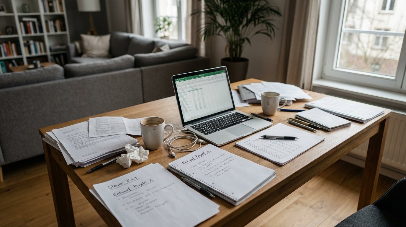 entdecken Sie warum ein chaotisches Zuhause nicht Faulheit bedeutet sondern ein Zeichen von Entscheidungsmüdigkeit und Gehirnerschöpfung ist