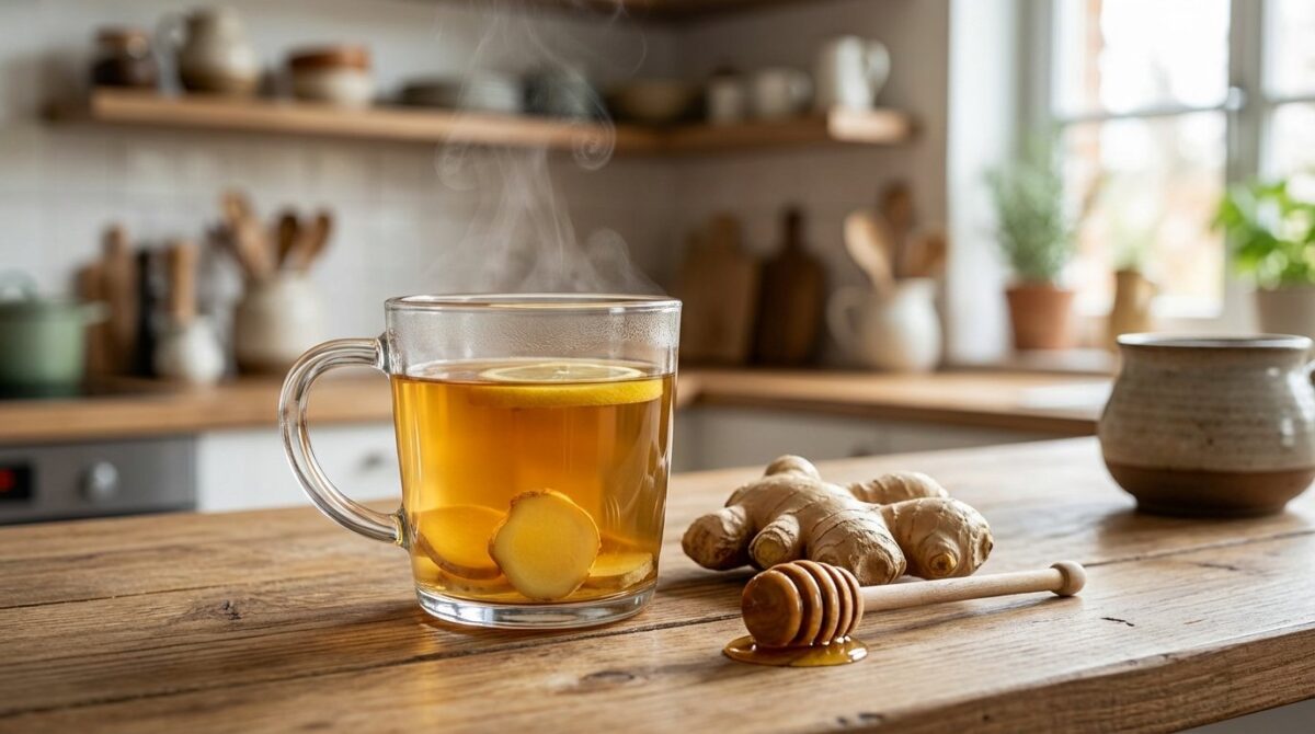 entdecken Sie die gesundheitlichen Vorteile von Ingwer-Aufguss: natürliche Unterstützung für Verdauung, Immunsystem und Wohlbefinden in der kalten Jahreszeit