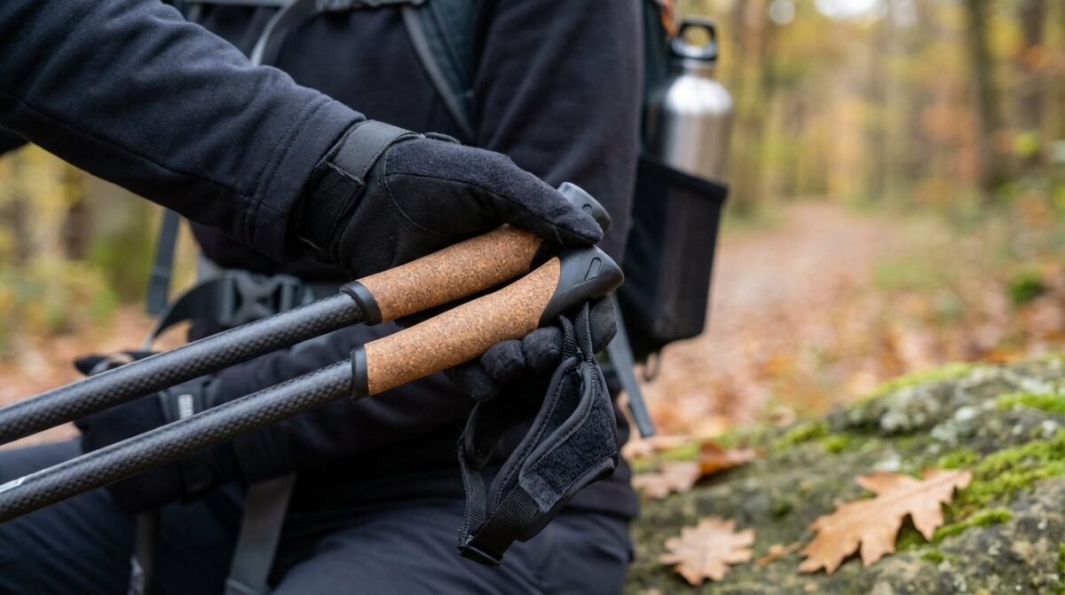 entdecken Sie, wie Nordic Walking bis zu 40% mehr Kalorien verbrennt als normales Gehen und Ihren ganzen Körper effektiv formt